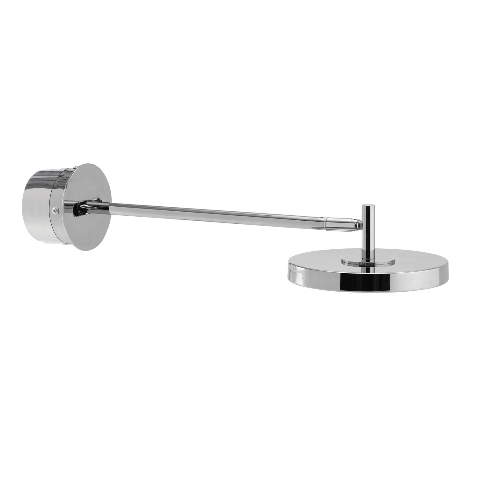 Asteria LONG HW LED wall light, polished steel, 45 cm - UMAGE